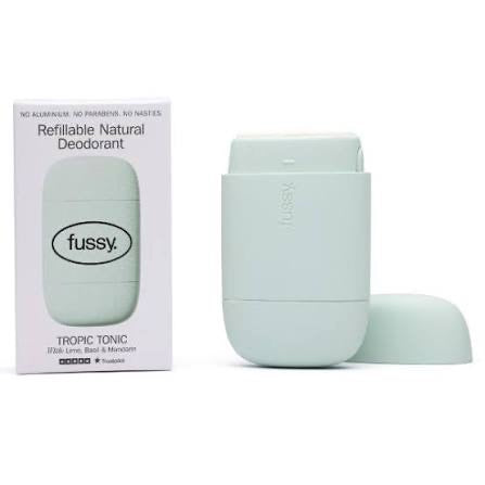 FUSSY Tropic Tonic Refillable Natural Deodorant, Starter Pack, 40g
