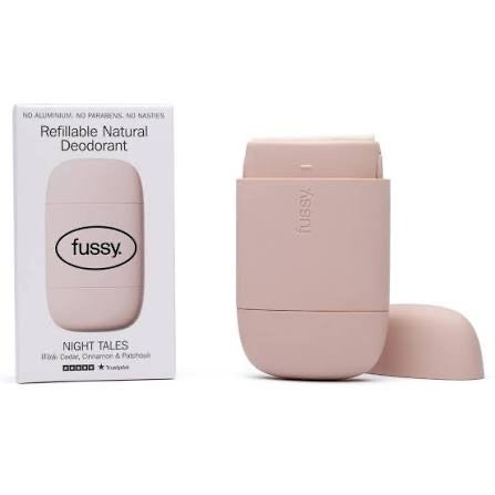 FUSSY Night Tales Refillable Natural Deodorant, Starter Pack, 40g